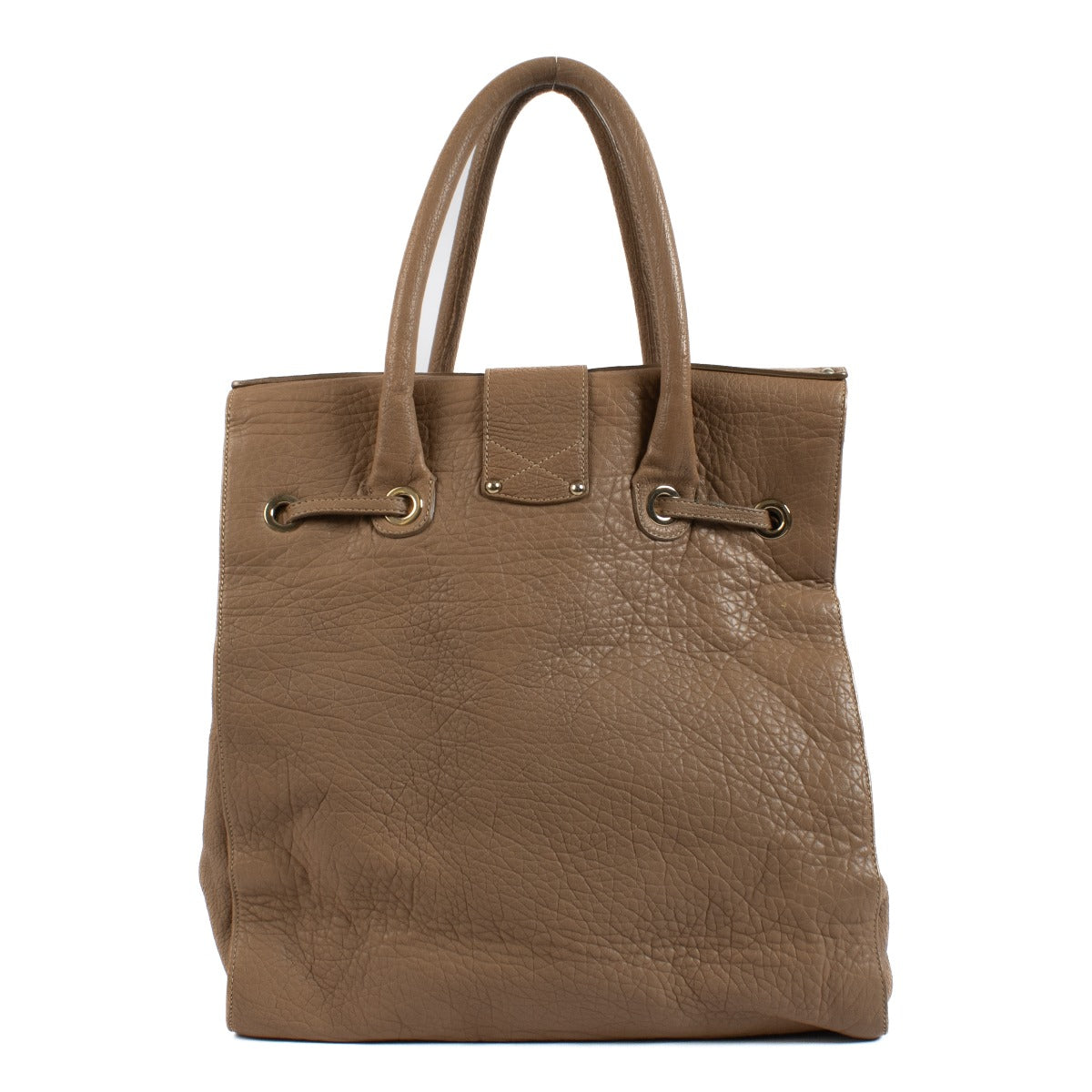 Sac cabas Rosabel Jimmy Choo en cuir taupe