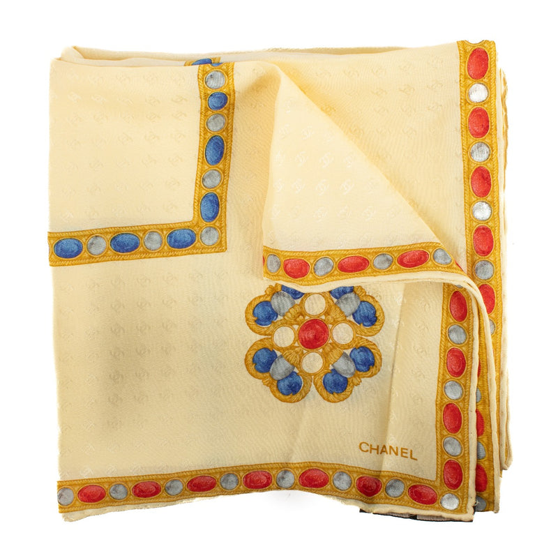 Shop 100% authentic secondhand Chanel Yellow 90 Scarf on Labellov.com