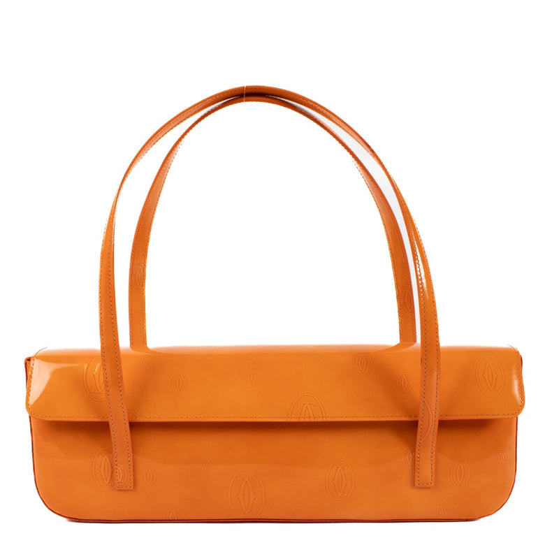 shop 100% authentic second hand Cartier Orange Happy Birthday Baguette Bag on Labellov.com