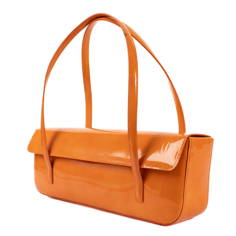 shop 100% authentic second hand Cartier Orange Happy Birthday Baguette Bag on Labellov.com