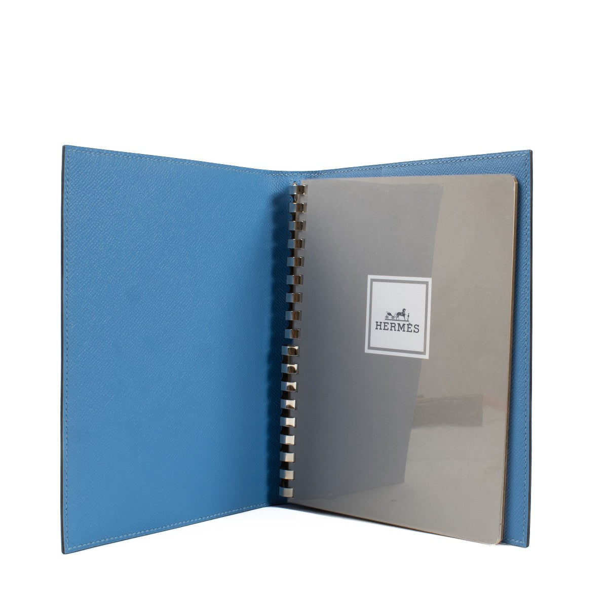 shop 100% authentic second hand Hermès Blue Notebook Cover on Labellov.com