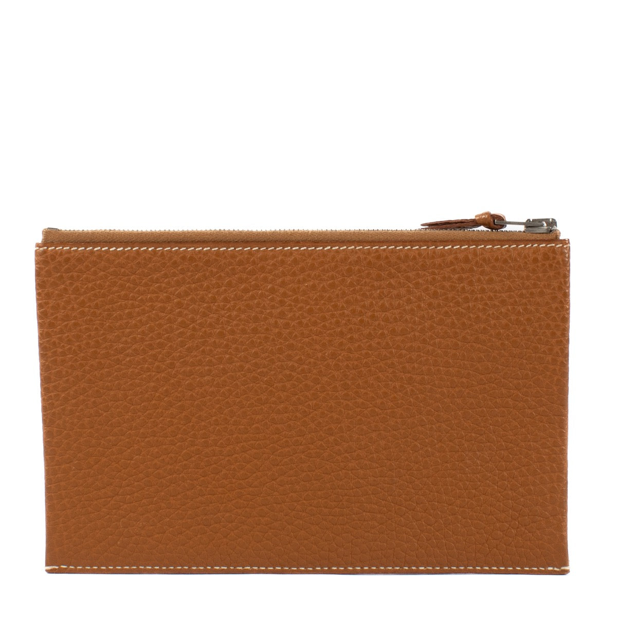 shop 100% authentic second hand Hermès Gold Togo Pouch on Labellov.com