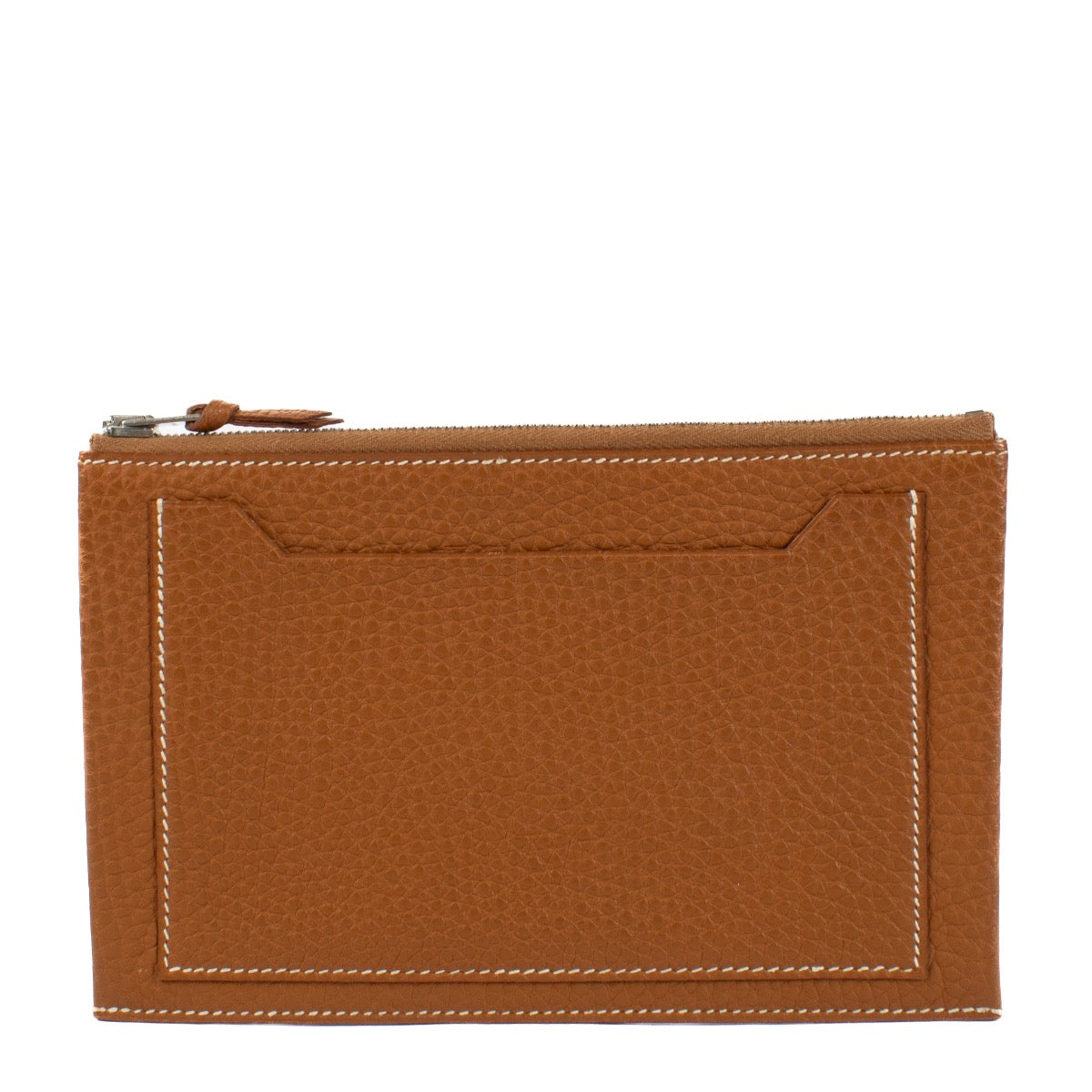 shop 100% authentic second hand Hermès Gold Togo Pouch on Labellov.com