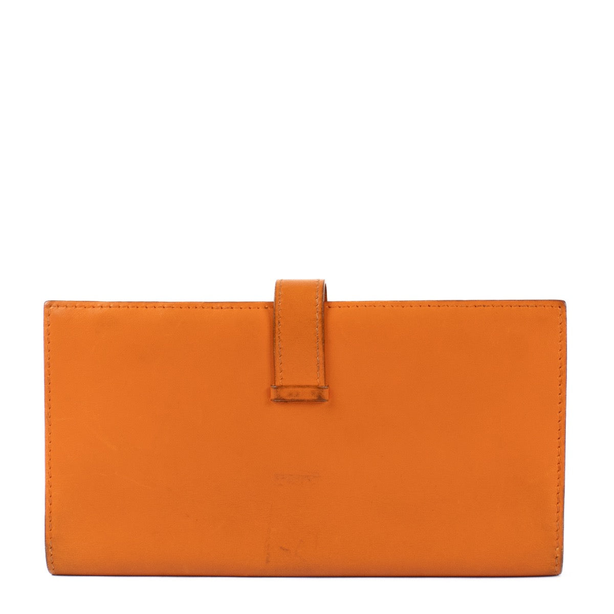shop 100% authentic second hand Hermès Orange Bearn Classic Wallet on Labellov.com