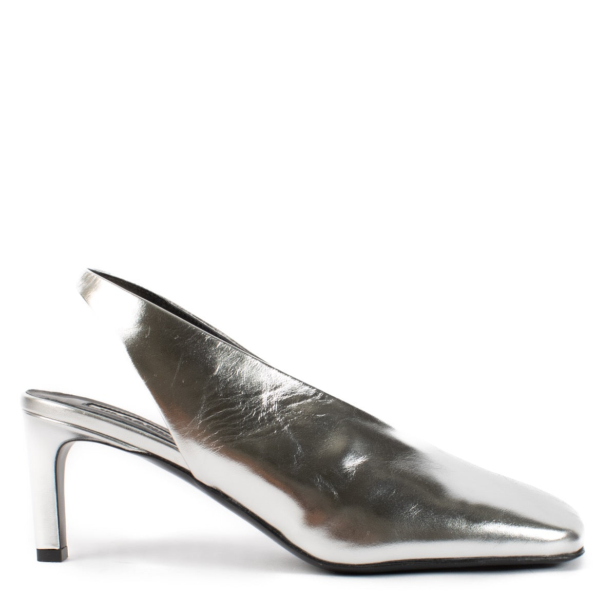 shop 100% authentic second hand Jil Sander Silver Pumps - Size 38 on Labellov.com