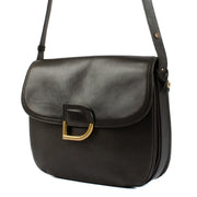 Shop safe online at Labellov in Antwerp, Brussels and Knokke this 100% authentic second hand Delvaux Brown D Crossbody Bag