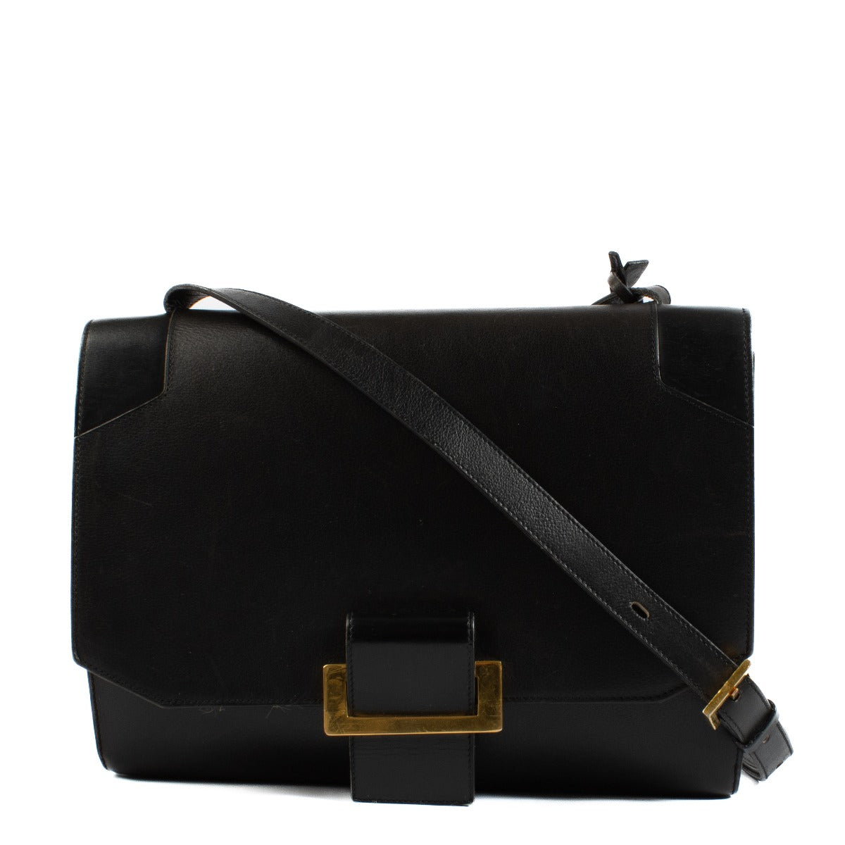 Shop 100% authentic Delvaux Black Leather Shoulder Bag at Labellov.com.