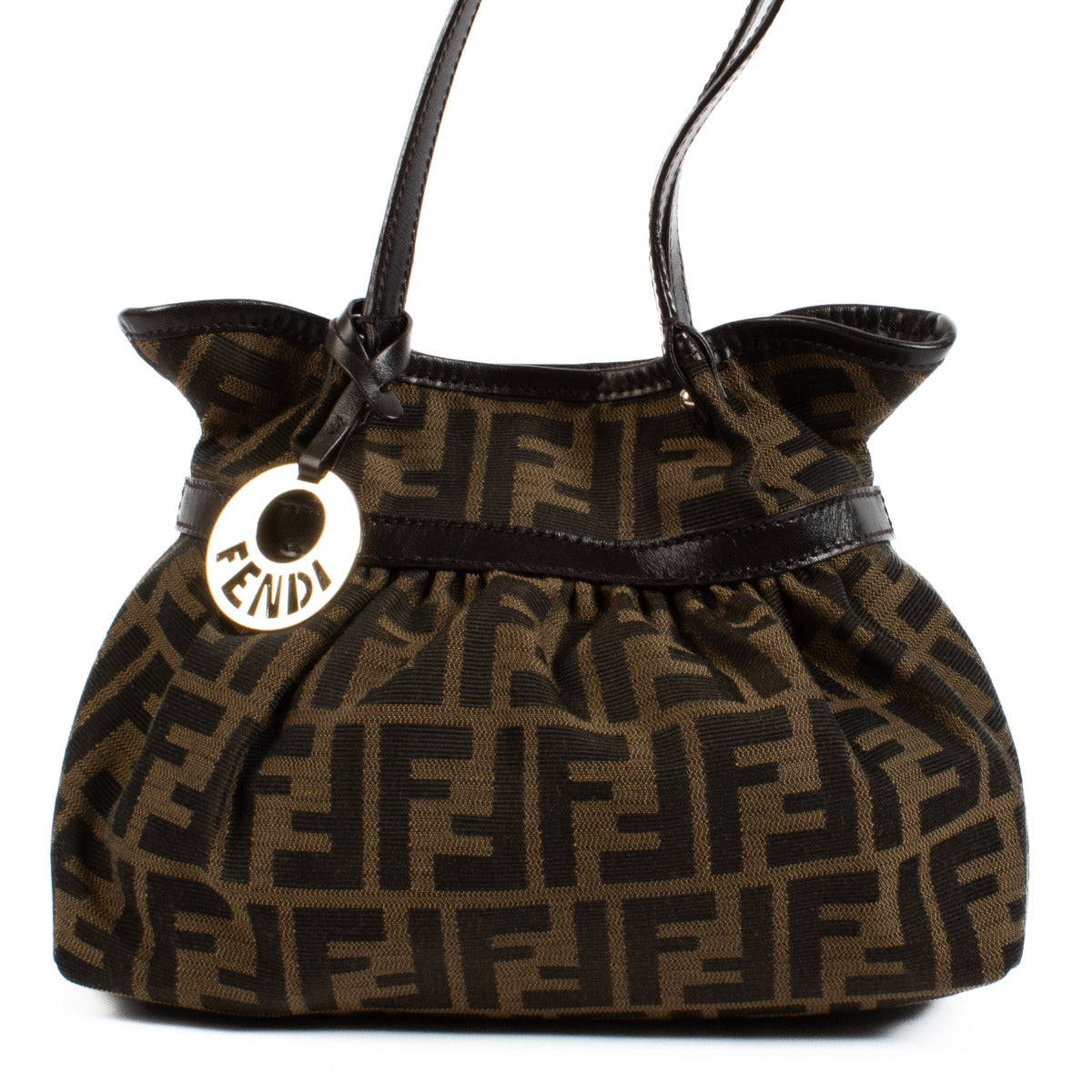 Fendi Zucca Tobacco Mini Top Handle Bag aan de beste prijs bij Labellov tweedehands luxe in Antwerpen en Knokke. Koop en verkoop aan de beste prijs.