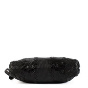 Shop safe online at Labellov in Antwerp, Brussels and Knokke this 100% authentic second hand Bottega Veneta Black Python Camera Crossbody Bag. Veilig online tweedehands authentieke Bottega Veneta zwarte crossbody handtas bij Labellov.