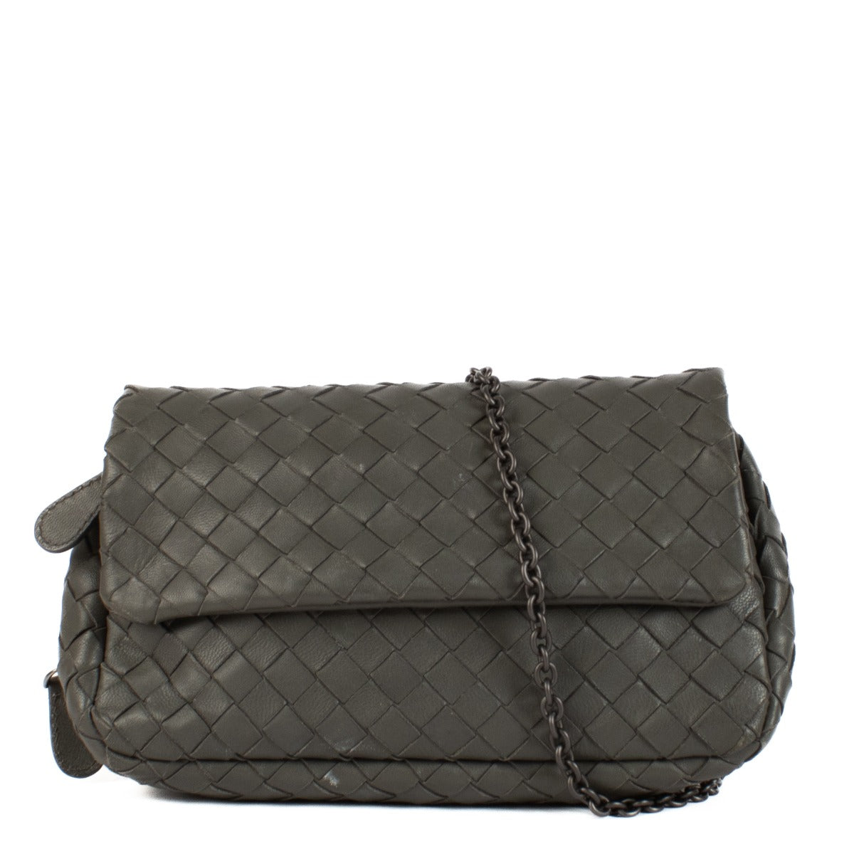 Bottega Veneta Taupe Mini Chain Bag