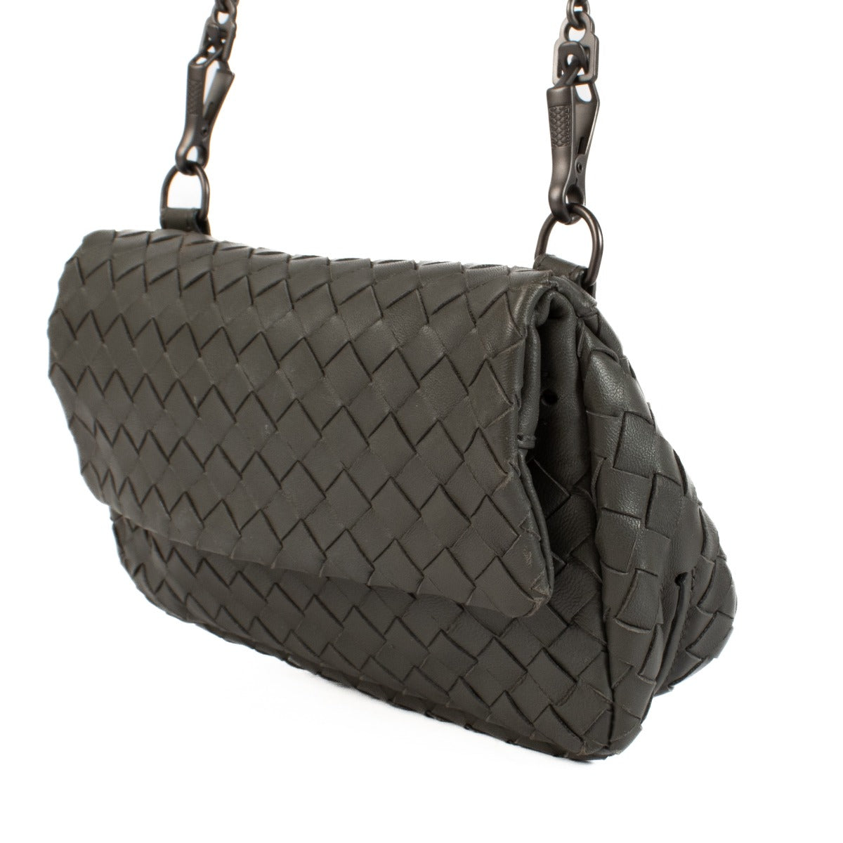 Bottega Veneta Taupe Mini Chain Bag