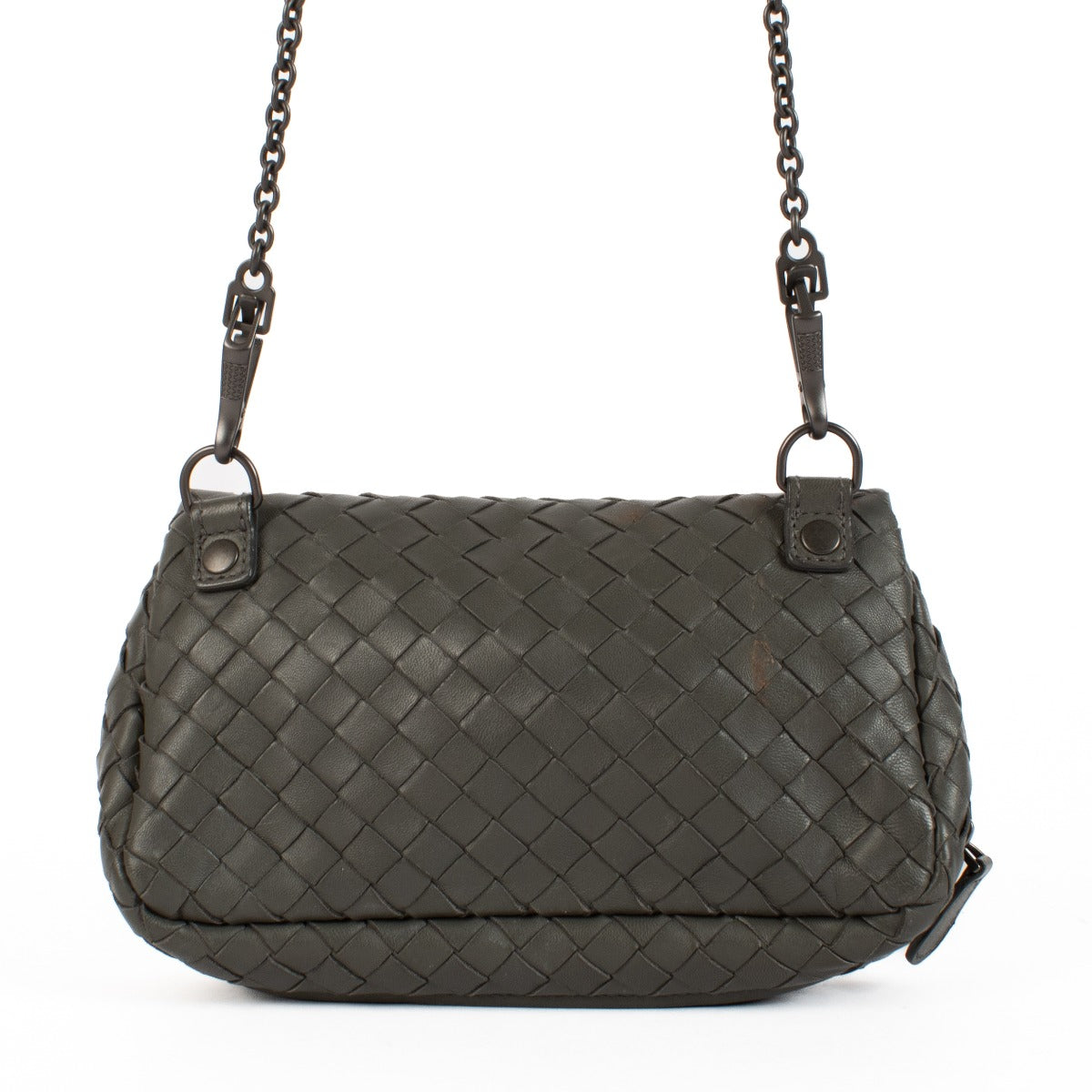 Bottega Veneta Taupe Mini Chain Bag