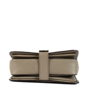 Shop safe online at Labellov in Antwerp, Brussels and Knokke these 100% authentic second hand Bottega Veneta Taupe Mini Runway Crossbody Bag