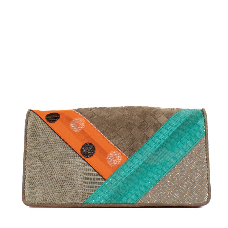 Bottega Veneta Fall 2004 Multicolor Patchwork Clutch