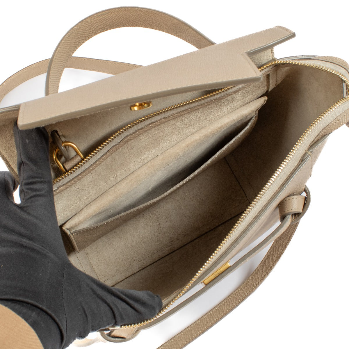Celine Light Taupe Micro Belt Bag
