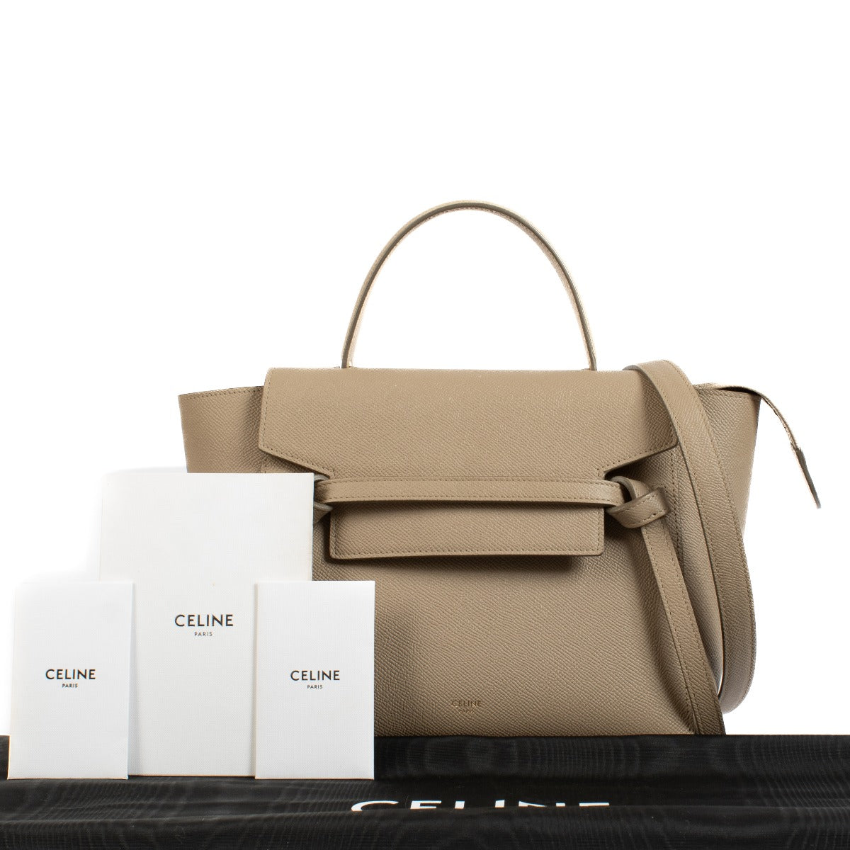 Celine Light Taupe Micro Belt Bag