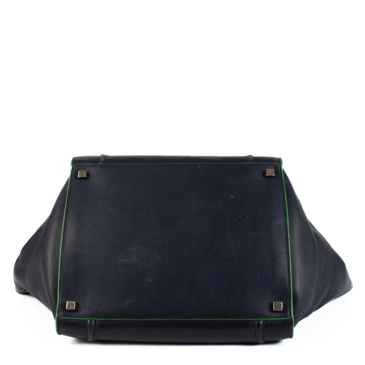 Celine Navy Blauwe Medium Luggage Phantom Tote Tas
