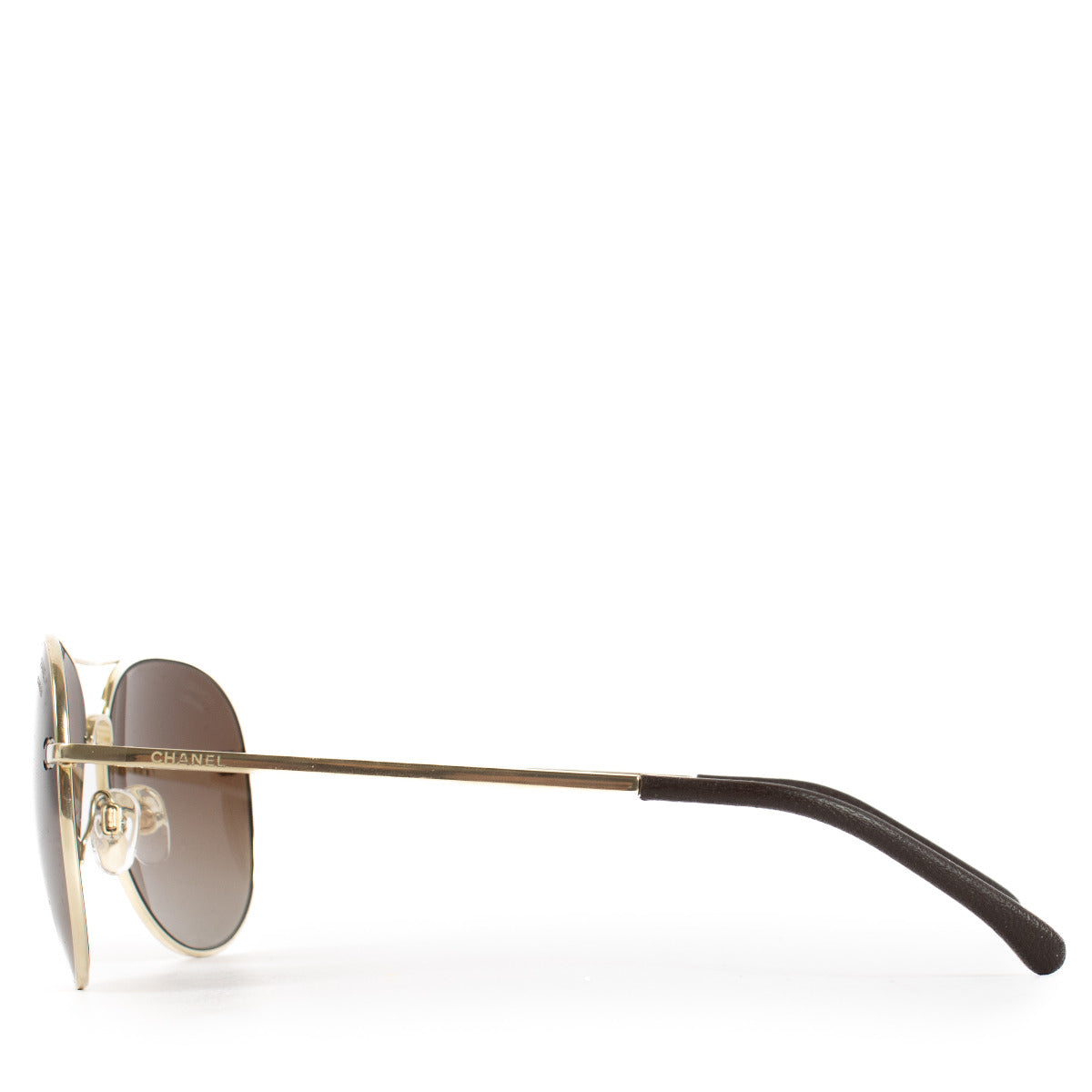 Lunettes de soleil aviateur Chanel or 4189