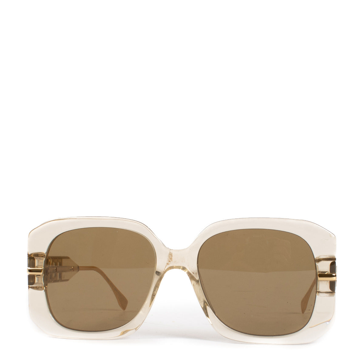 Lunettes de soleil Fendi oversize en acétate