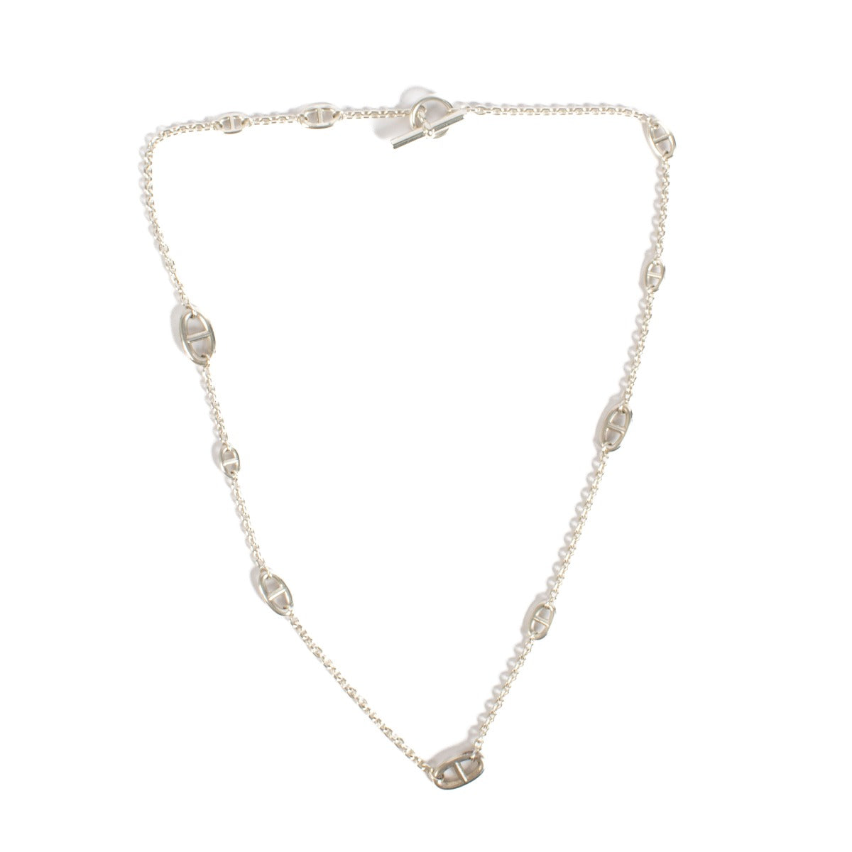 Shop safe online at Labellov in Antwerp, Brussels and Knokke this 100% authentic second hand Hermès Silver Chaine d'Ancre Necklace