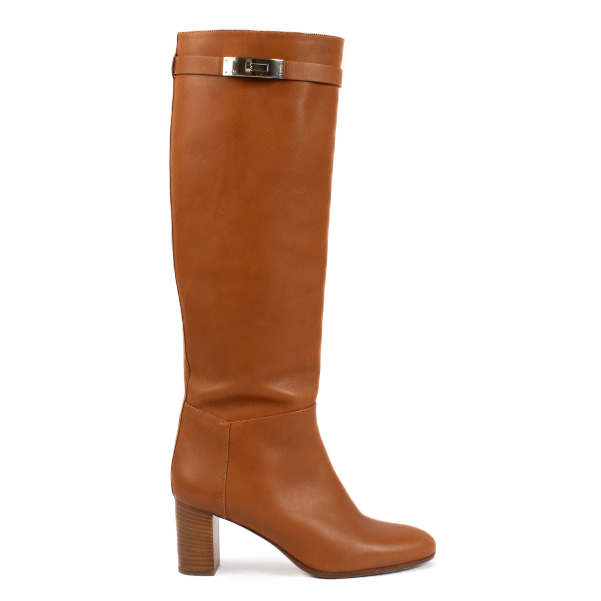 Hermès Story 50 Cognac Leren Laarzen - maat 37.5