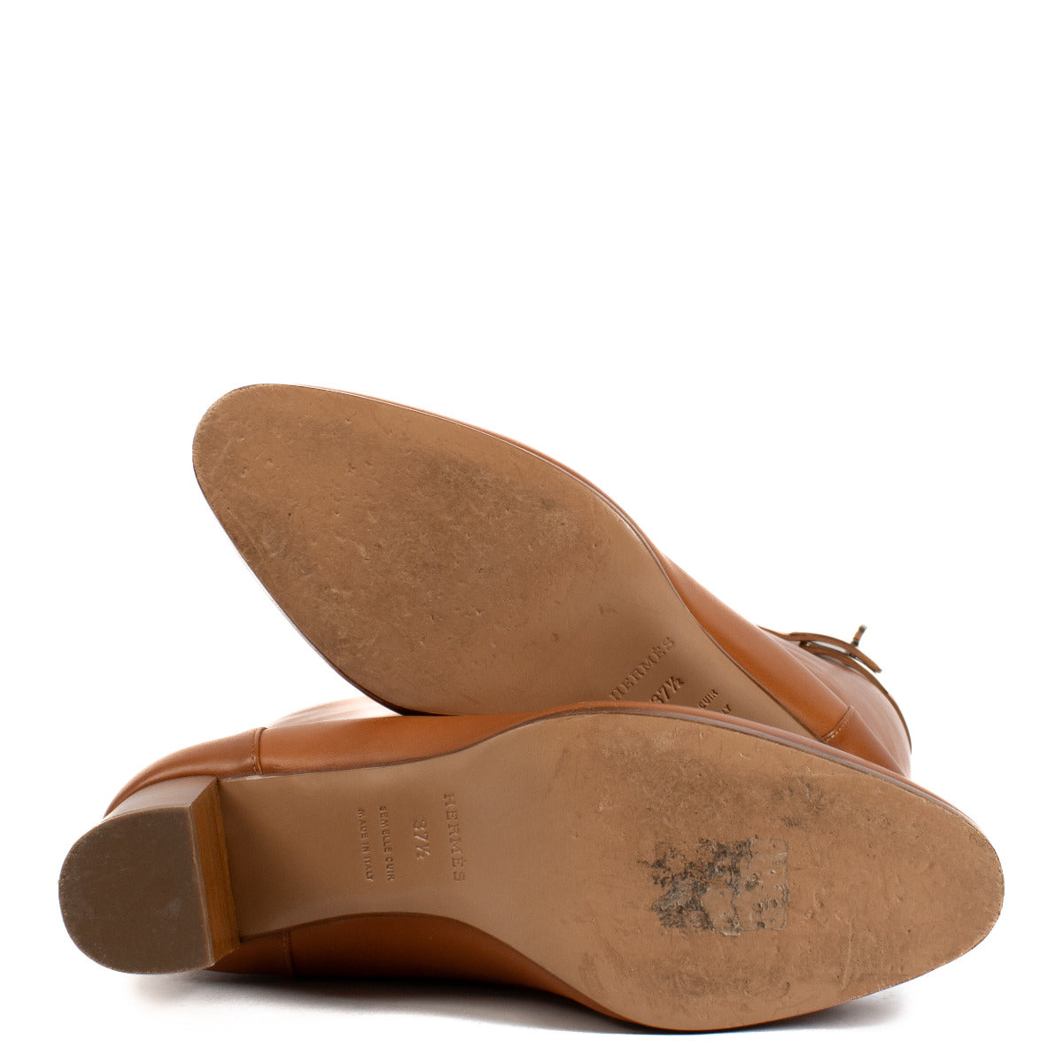 Hermès Story 50 Cognac Leren Laarzen - maat 37.5
