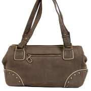 Shop safe online at Labellov in Antwerp, Brussels and Knokke this 100% authentic second hand Delvaux Taupe Nubuck Bag
