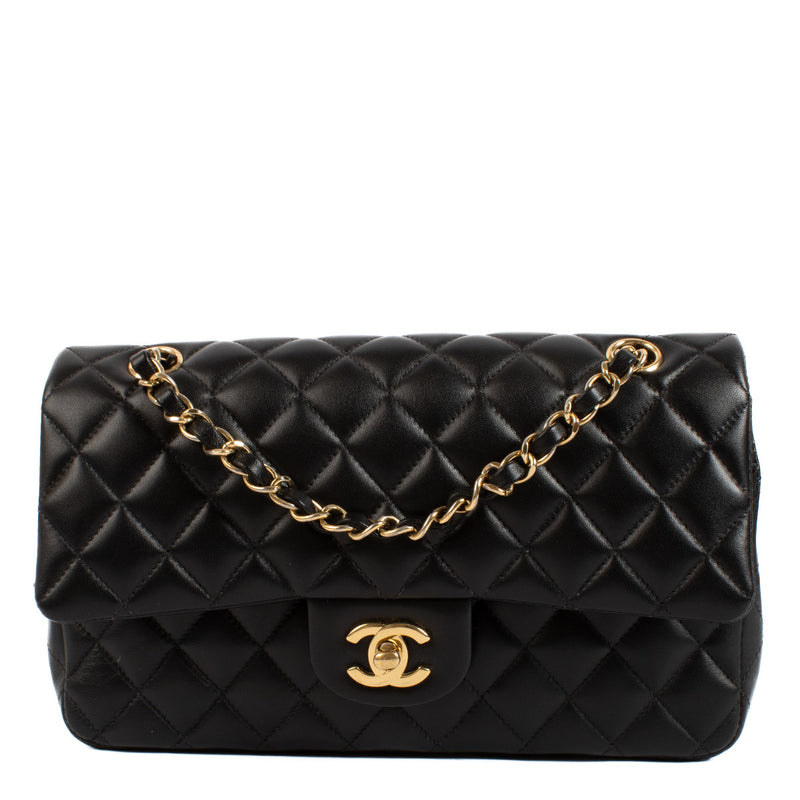 Chanel Black Medium 11.12 Classic Flap Bag GHW
