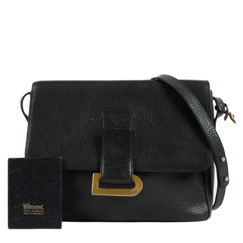 Delvaux Blue Poirier Crossbody Bag