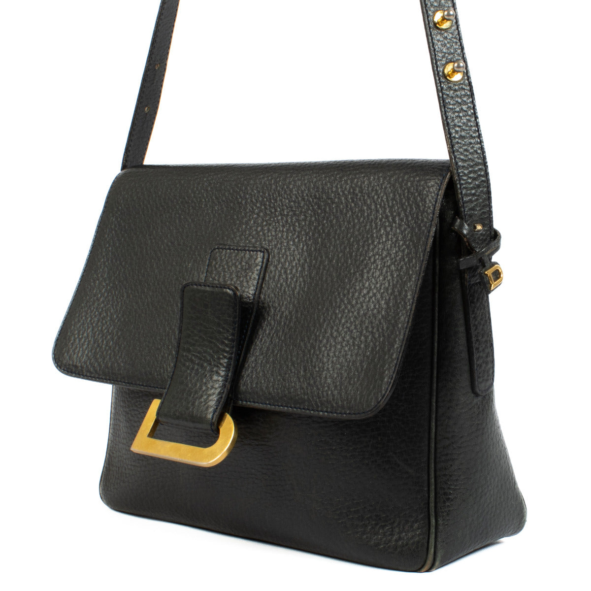 Delvaux Blue Poirier Crossbody Bag