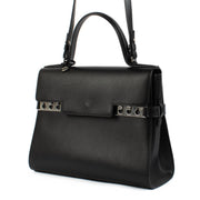 Shop safe online at Labellov in Antwerp, Brussels and Knokke this 100% authentic second hand Delvaux Black Supple Calf Tempête GM Bag