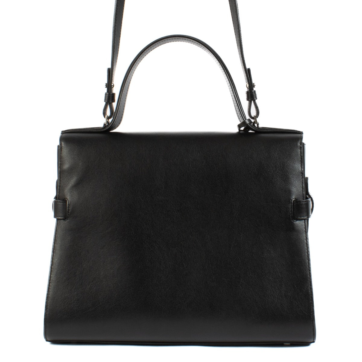 Shop safe online at Labellov in Antwerp, Brussels and Knokke this 100% authentic second hand Delvaux Black Supple Calf Tempête GM Bag