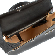 Shop safe online at Labellov in Antwerp, Brussels and Knokke this 100% authentic second hand Delvaux Black Supple Calf Tempête GM Bag