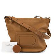Buy an authentic second hand Delvaux Fauve Pin Baudrier Shoulder Bag in good condition at Labellov.