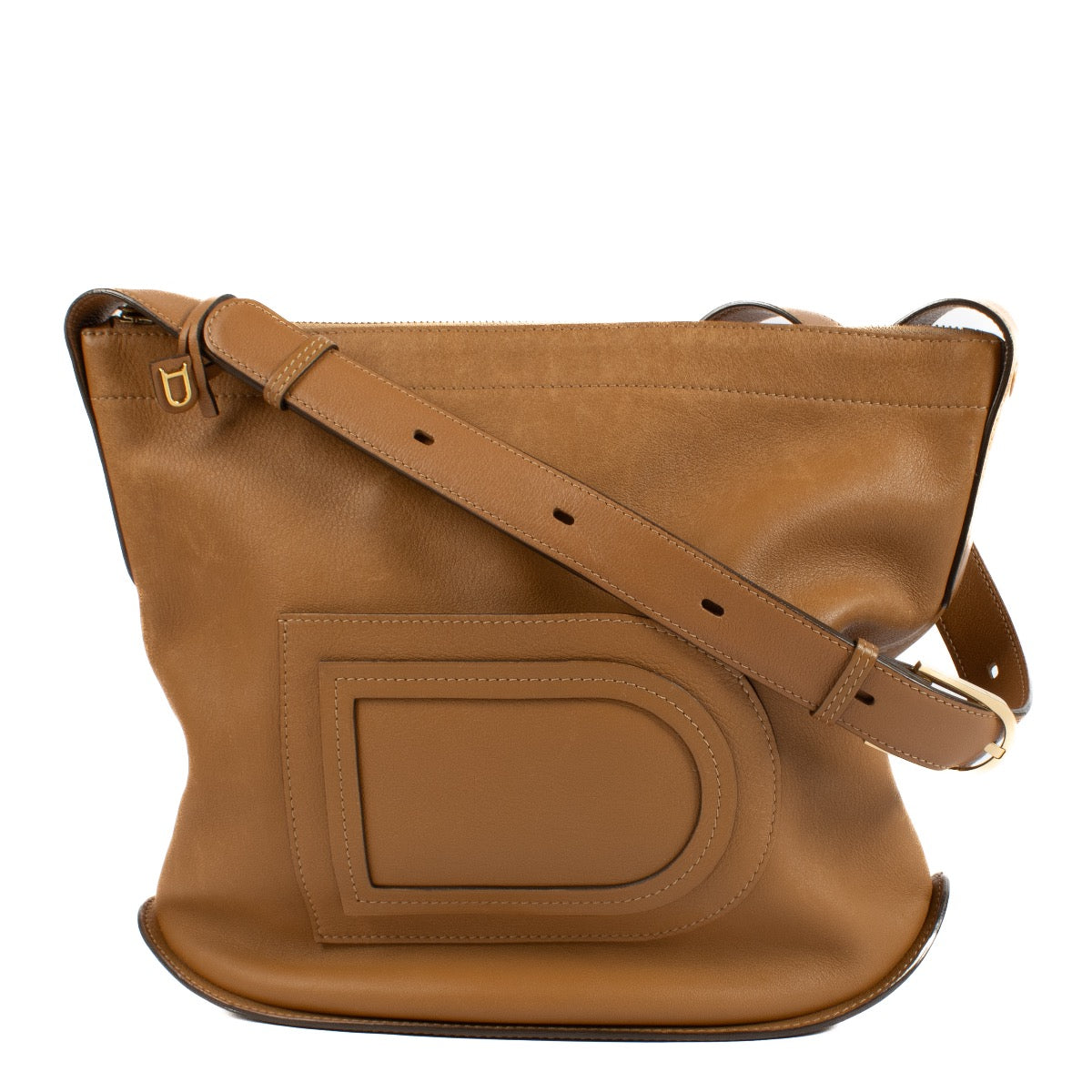 Buy an authentic second hand Delvaux Fauve Pin Baudrier Shoulder Bag in good condition at Labellov.