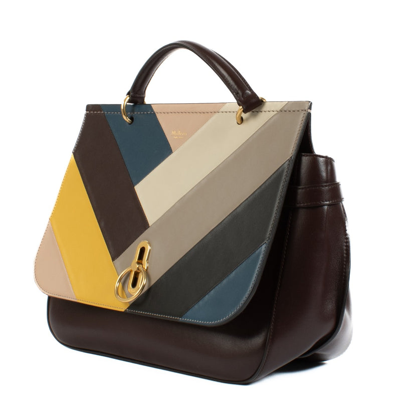 Shop 100% authentic Mulberry Multicolor Leather Large Amberley Bag at Labellov.com.