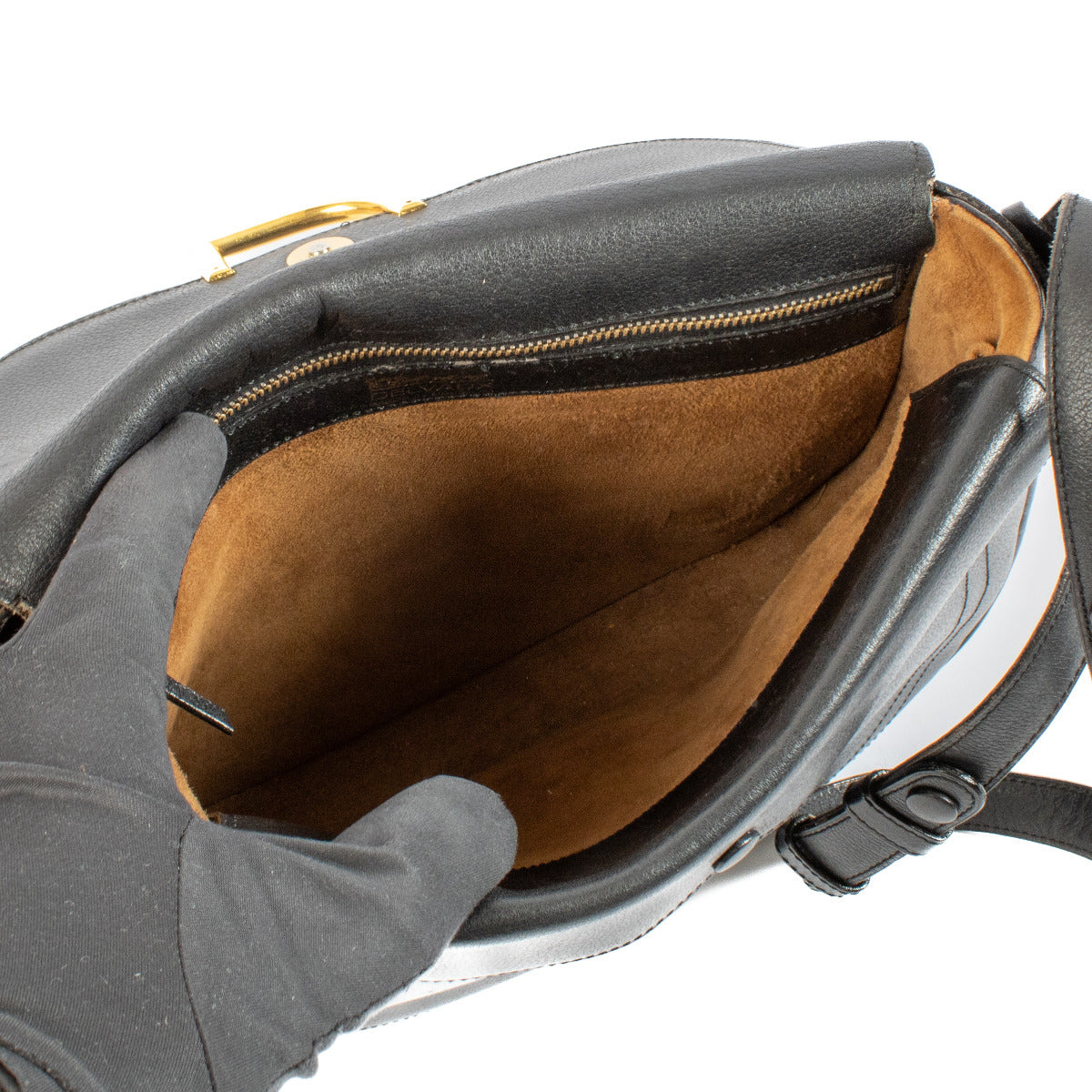 Delvaux Black Leather Vintage Bag