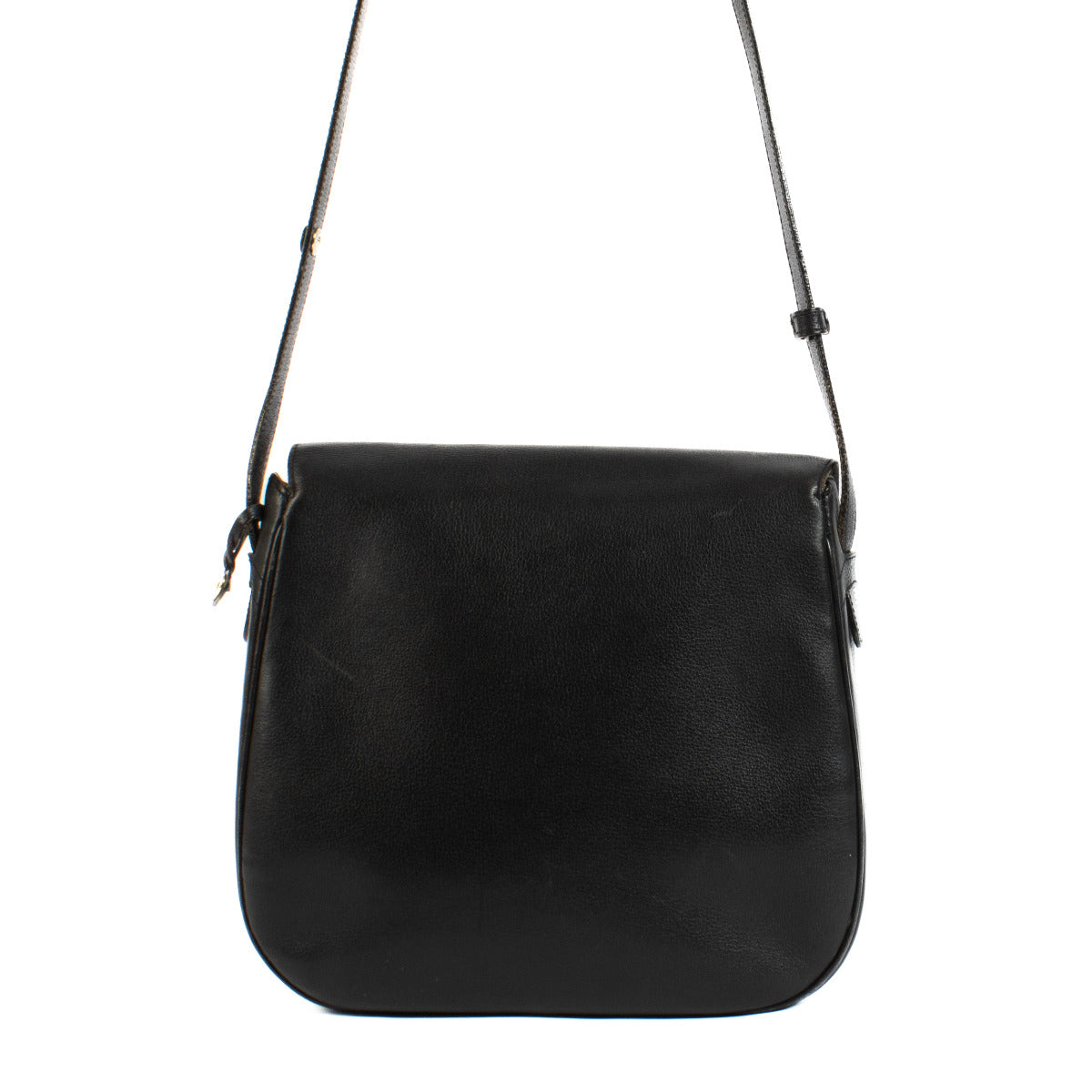 Delvaux Black Leather Vintage Bag