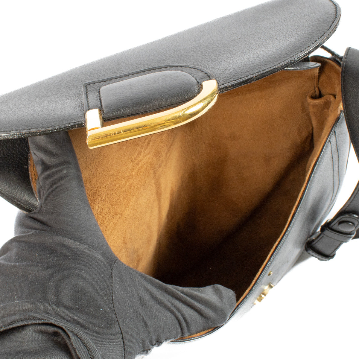 Delvaux Black Leather Vintage Bag