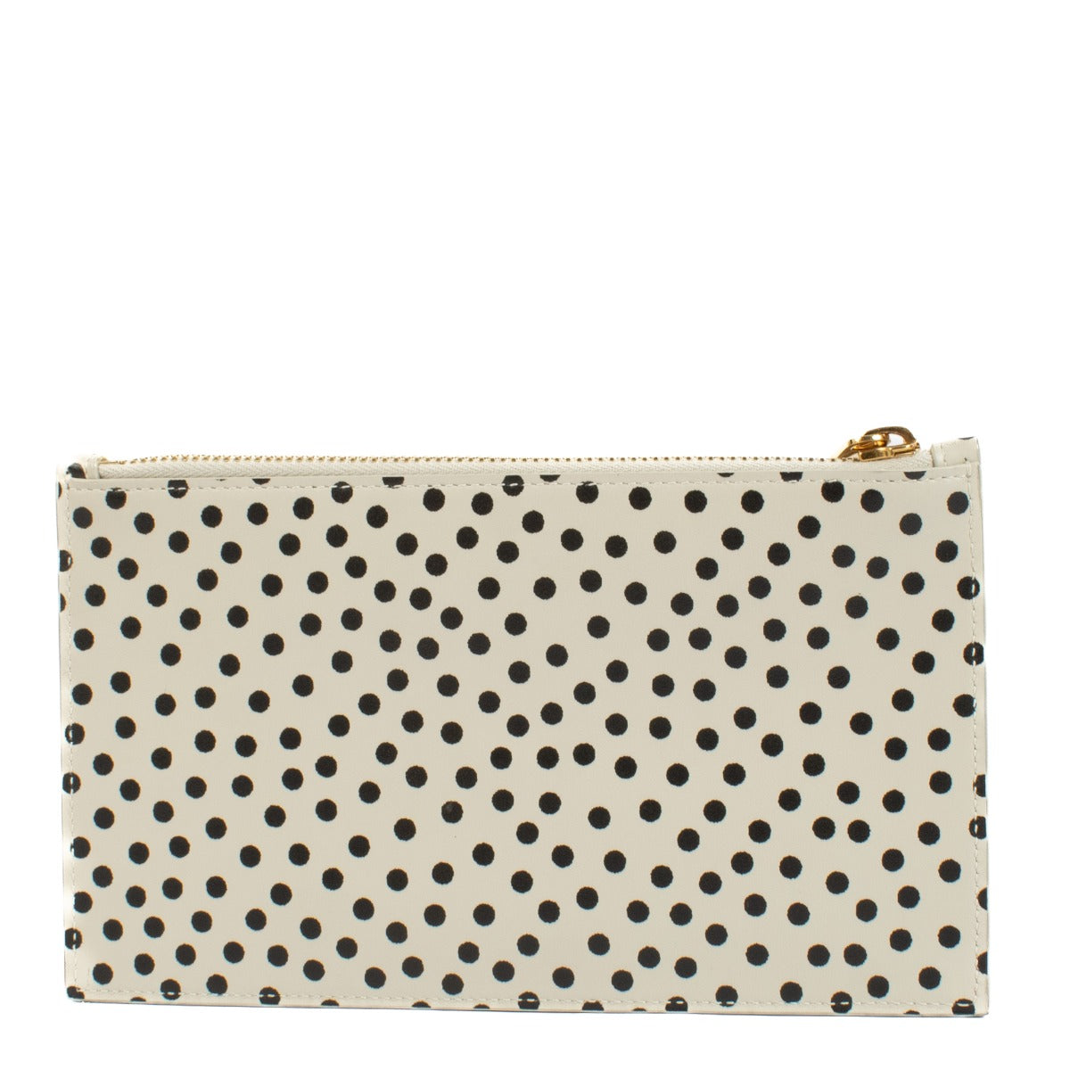 Shop safe online at Labellov in Antwerp, Brussels and Knokke this 100% authentic second hand Saint Laurent Polka Dot Zipped Small Pouch