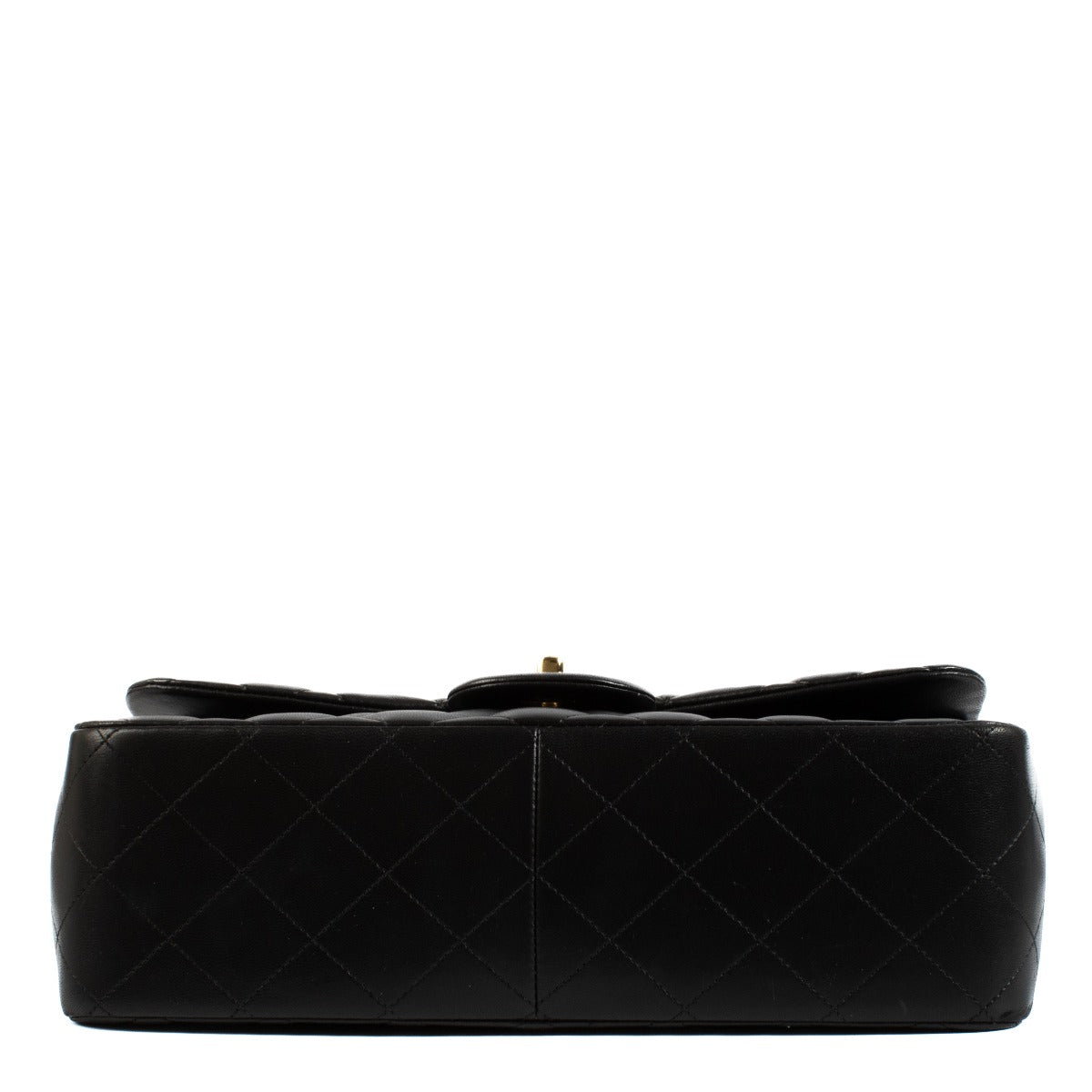Shop 100% authentic Chanel Black Lambskin Large Classic Double Flap Bag at Labellov.com.
