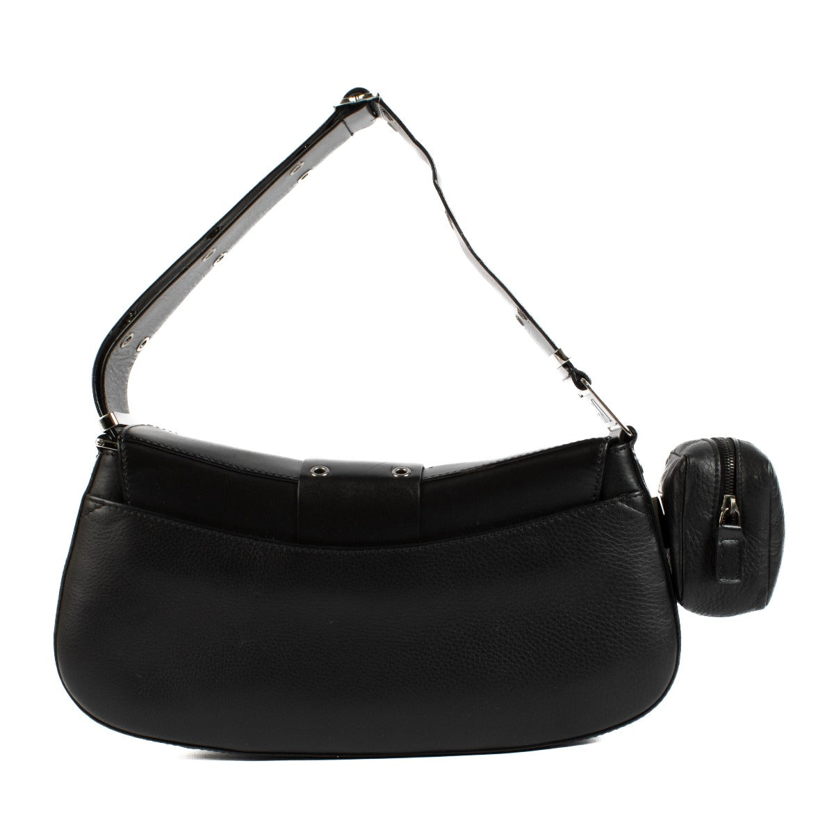 Christian Dior Zwarte Leren Street Chic Columbus Avenue Tas