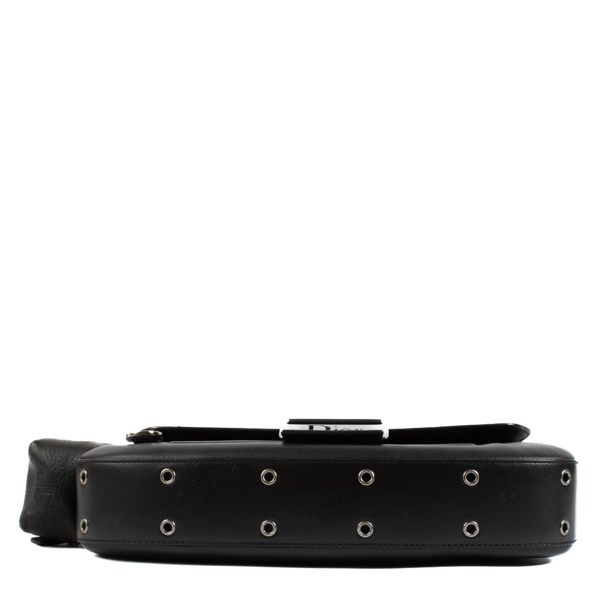 Christian Dior Zwarte Leren Street Chic Columbus Avenue Tas