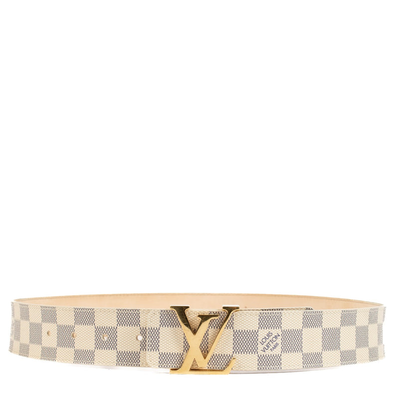 Louis Vuitton Damier Azur Initials Belt - Size 85