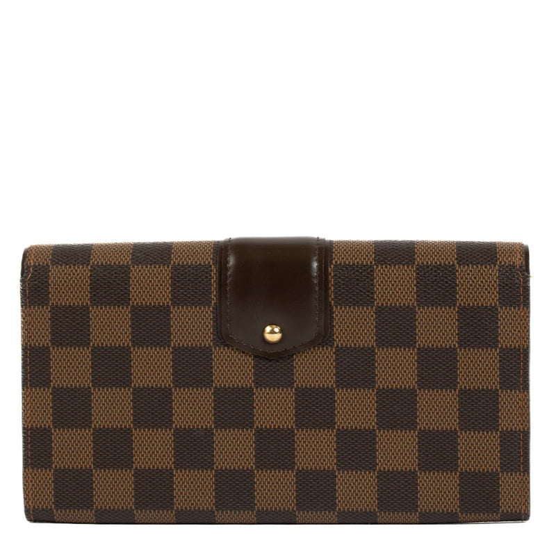 Louis Vuitton Damier Ebene Portefeuille Sistina Long Wallet