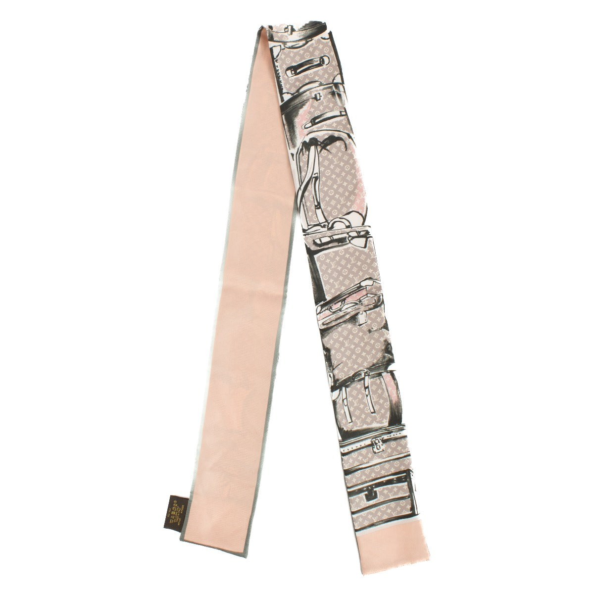 Louis Vuitton Pink Silk Trunk Bandeau