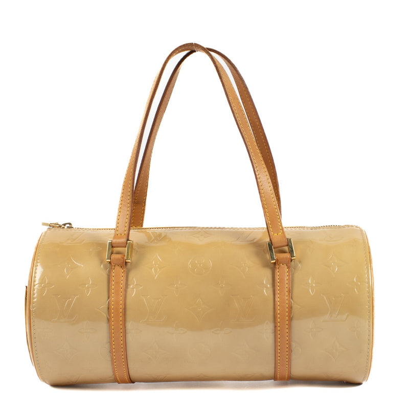 Louis Vuitton Beige Monogram Vernis Papillon Bag