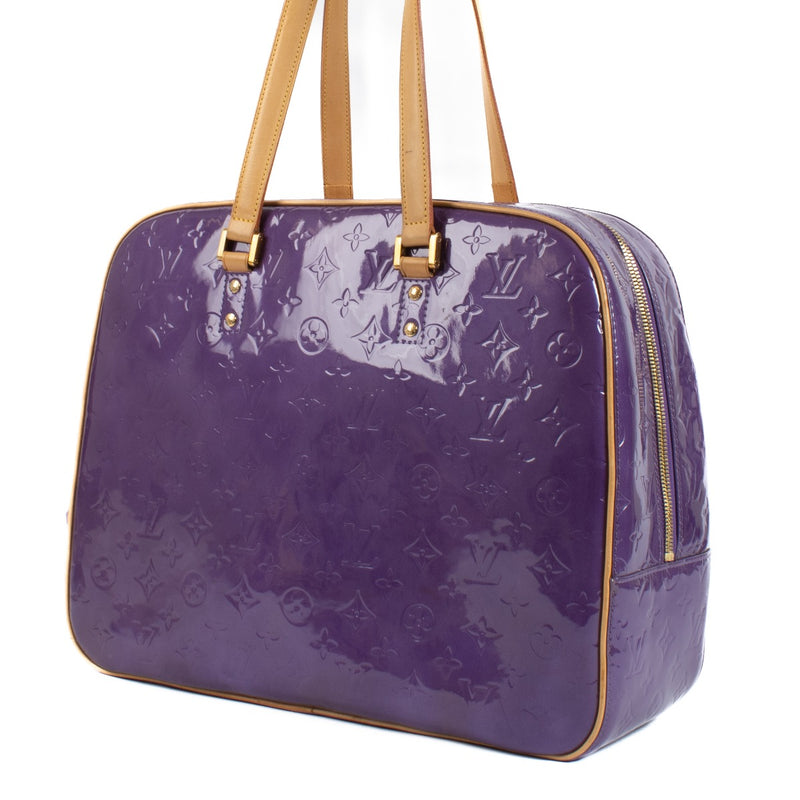 Louis Vuitton Indigo Monogram Vernis Sutton bag