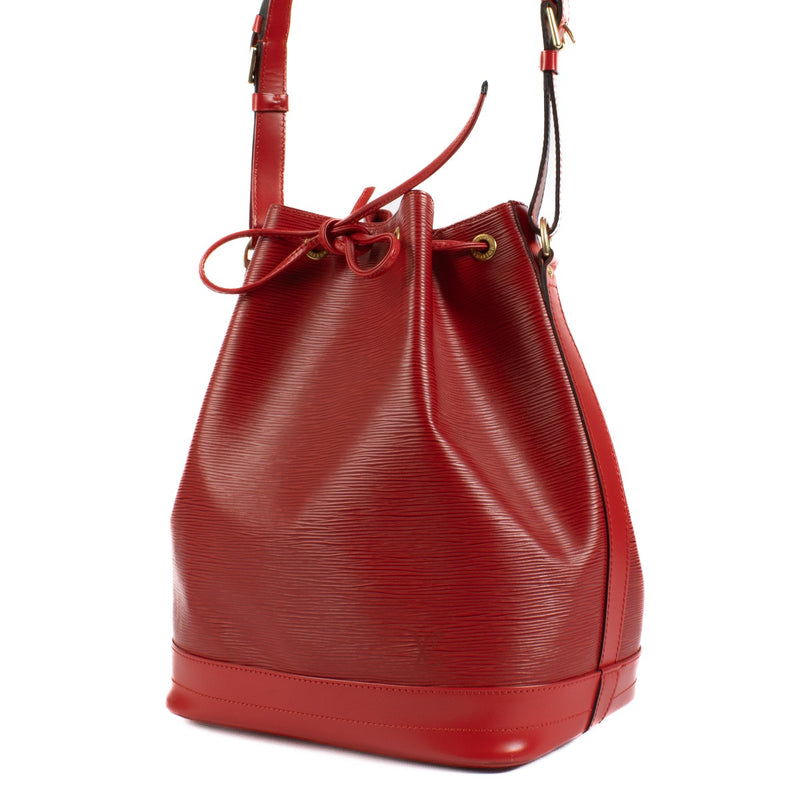 Louis Vuitton Red Epi Leather Noé Bucket Bag