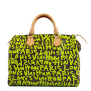 Louis Vuitton Stephen Sprouse Green Graffiti Monogram Speedy 30